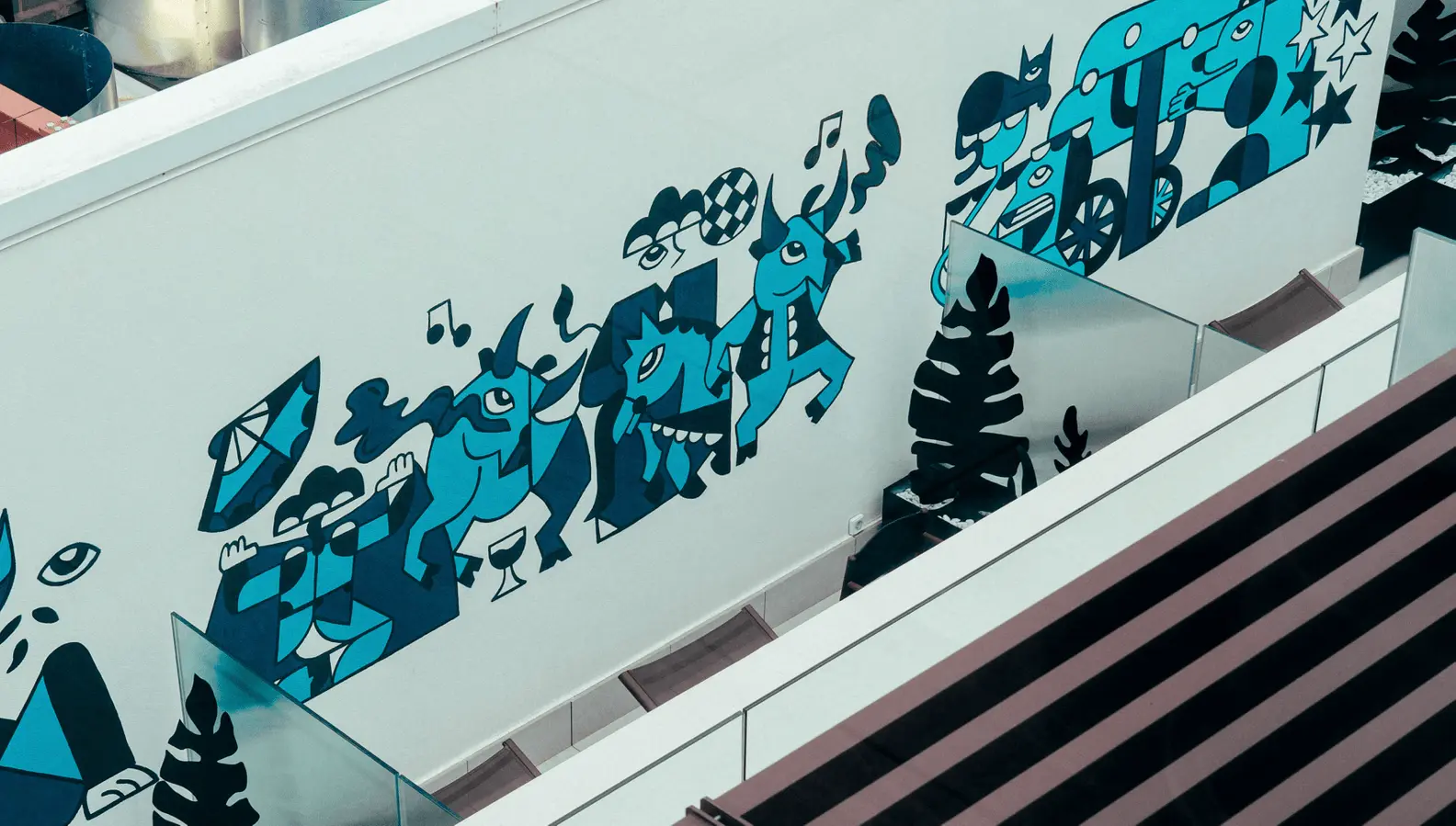 Mural artwork created for Thompson.